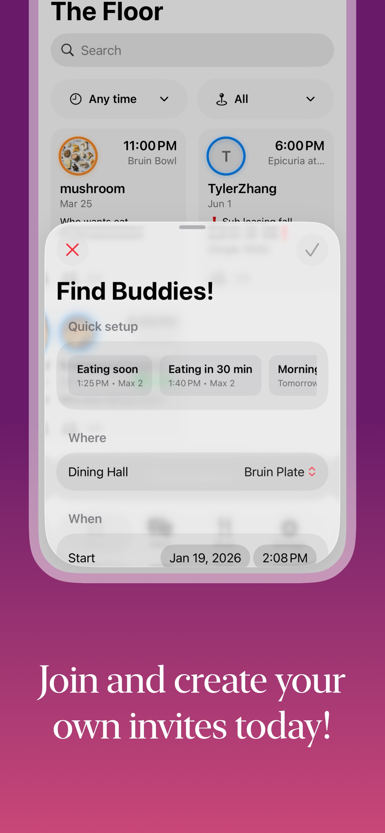 Meal Buddies - Connect Over Food at UCLA